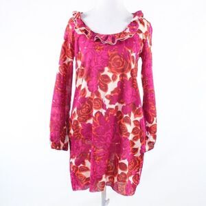 Roberta Freymann bright pink dress S